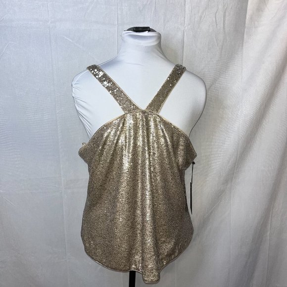 Vince Camuto Tops - Vince Camuto Gold Sequin Blouse